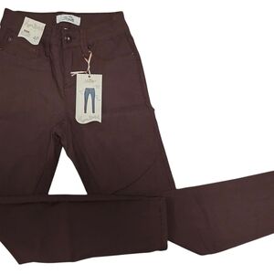 Royalty For Me 4P Cocoa Brown Hyper Stretch Skinny Jeans Mid Rise Sculpting NWT